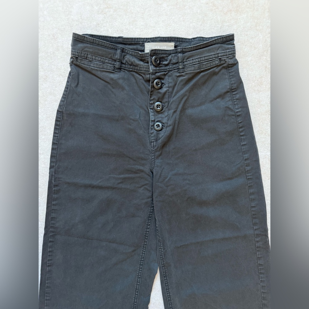Everlane Wide Leg Crop Pants Size 0 - Picture 4 of 9